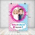 İkili Pembe Mavi Poster 50x70