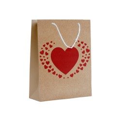 Inheart Valentine Kraft Çanta11x16,5