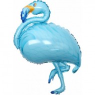 Mavi Flamingo Folyo Balon