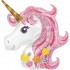 Unicorn Pembe Folyo Balon