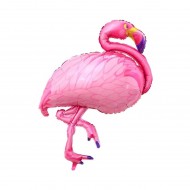 Pembe Flamingo Folyo Balon