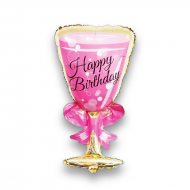 Şampanya Mutlu Yıllar Folyo Balon