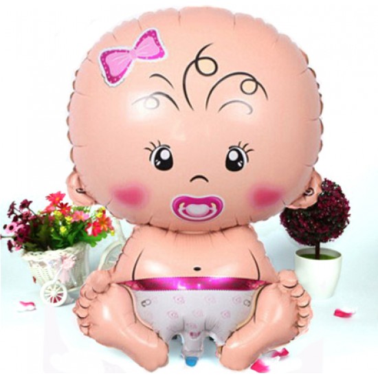 Baby Girl Folyo Balon 55 cm