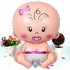 Baby Girl Folyo Balon 55 cm
