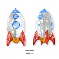 4D Rocket Folyo Balon