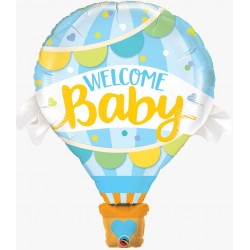 Welcome Baby Mavi Folyo Balon