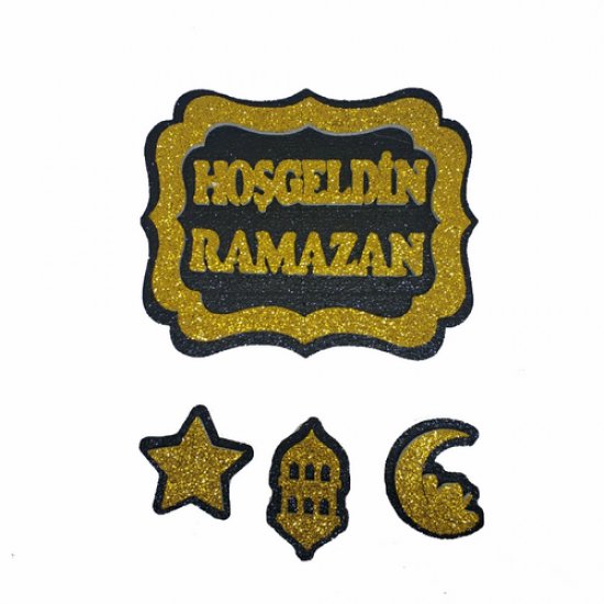 Hoşgeldin Ramazan Strafor Süs Seti