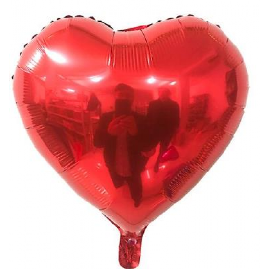 Kırmızı Kalp Folyo Balon 60 cm
