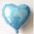 Açık Mavi Kalp Folyo Balon 60 cm