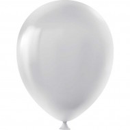 Pastel Gümüş Balon 100'lü 
