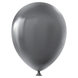 Metalik Siyah Balon 10'lu
