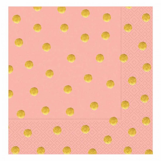Pastel Düşler Somon Kağıt Peçete 33x33 cm 20'li