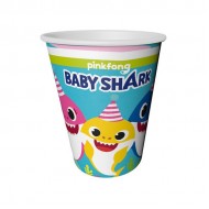 Baby Shark Karton Bardak 8'li