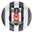 Beşiktaş Karton Tabak 23 cm 8'li