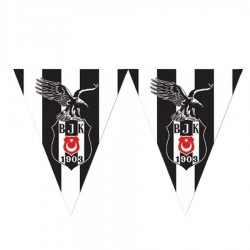Beşiktaş Lisanslı Üçgen Bayrak Afiş