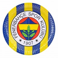 Fenerbahçe Karton Tabak 23 cm 8'li