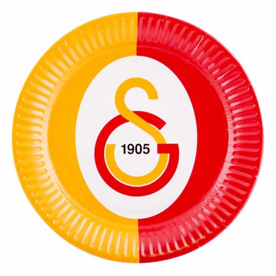 Galatasaray Karton Tabak 23 cm 8'li
