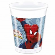 Spiderman Savaşçı Plastik Bardak 200cc 8'li