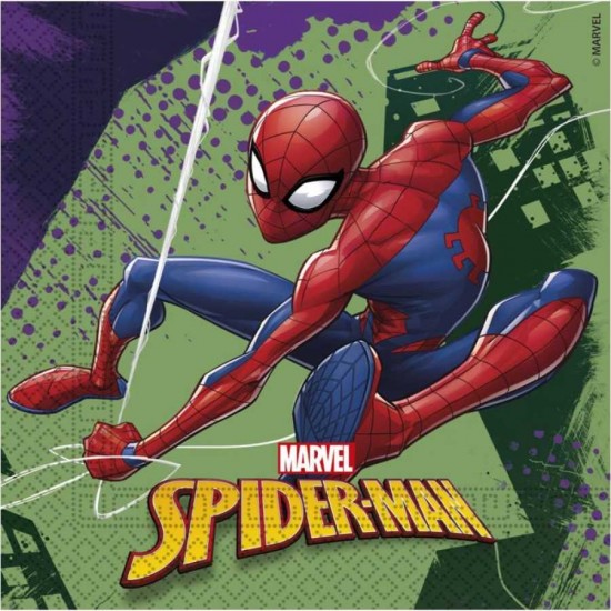 Spiderman Team Up Kağıt Peçete 33x33 cm 20'li