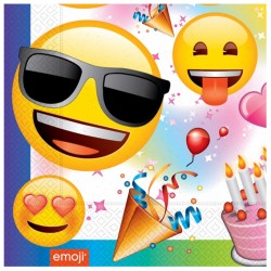 Emoji Parti Kağıt Peçete 33x33 cm 20'li