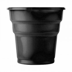 Siyah Plastik Meşrubat Bardağı 25'li