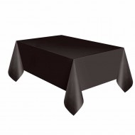 Siyah Plastik Masa Örtüsü 137x270 cm