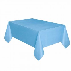 Mavi Plastik Masa Örtüsü 137x270 cm