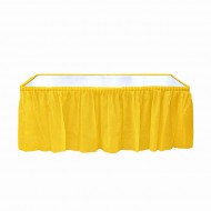 Sarı Plastik Masa Eteği 75x426 cm