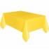 Sarı Plastik Masa Örtüsü 137x270 cm