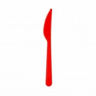Kırmızı Plastik Bıçak 10'lu