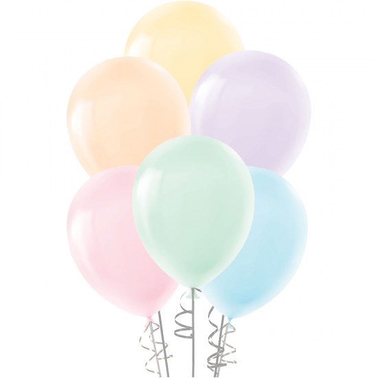 Makaron Balon Karışık Renk 12" 100lü