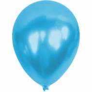 Metalik Açık Mavi Balon 10'lu