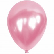 Metalik Açık Pembe Balon 10'lu