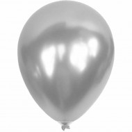Metalik Gümüş Balon 10'lu
