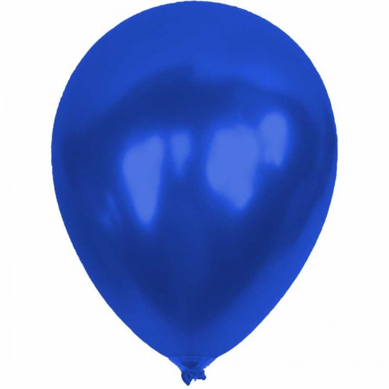 Metalik Mavi Balon 10'lu