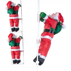 Yılbaşı Merdivene Tırmanan Noel Baba 85 cm