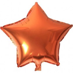 Turuncu Yıldız Folyo Balon 46 cm