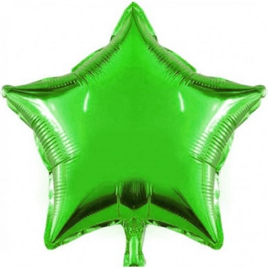 Yeşil Yıldız Folyo Balon 46 cm