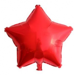 Kırmızı Yıldız Folyo Balon 46 cm